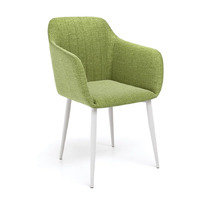 Стул ДИОР  SAVANA GREEN каркас белый 