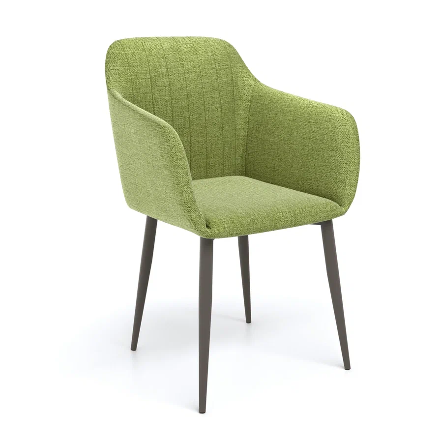 Стул ДИОР SAVANA GREEN каркас графит 
