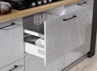 Модульный кухонный гарнитур МАРБЛ / Кашемир